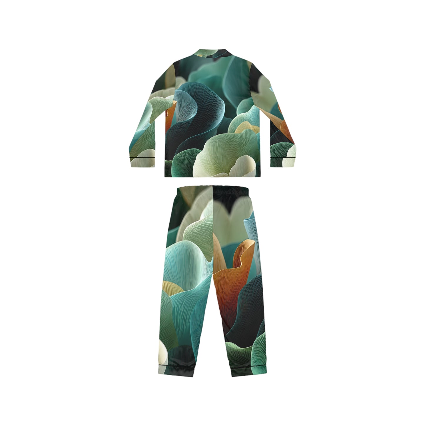 The Emerald Flow - Satin Loungewear Set Women’s Sleepwear
