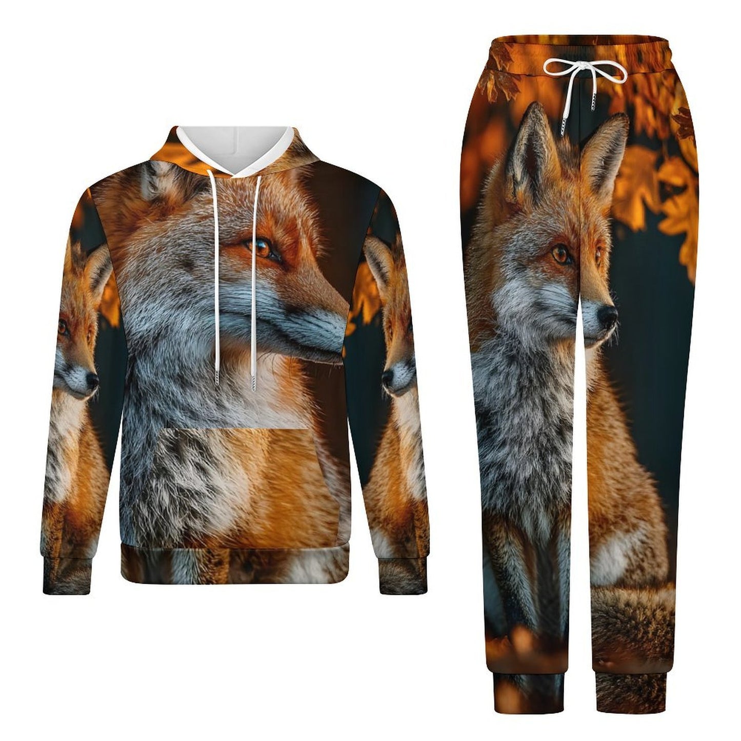 Men's Casual Hoodie Tracksuit Two-Piece Outfit