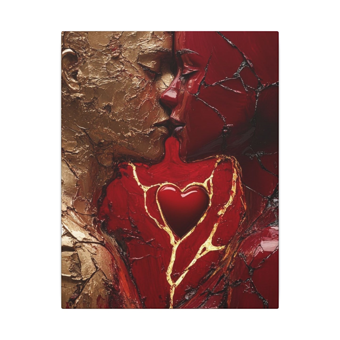 Divine Love | Premium Impasto-Style Canvas Print (Multi-Size)