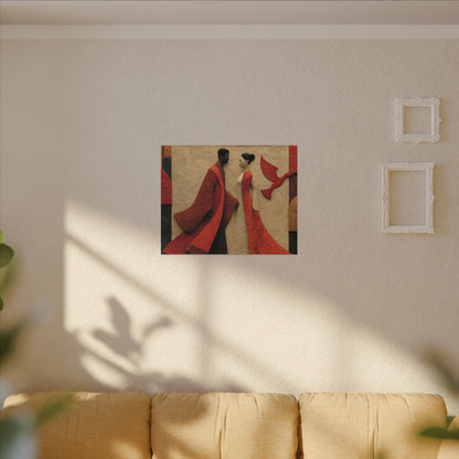 Royal Radiance | Premium Impasto-Style Canvas Print (Multi-Size)