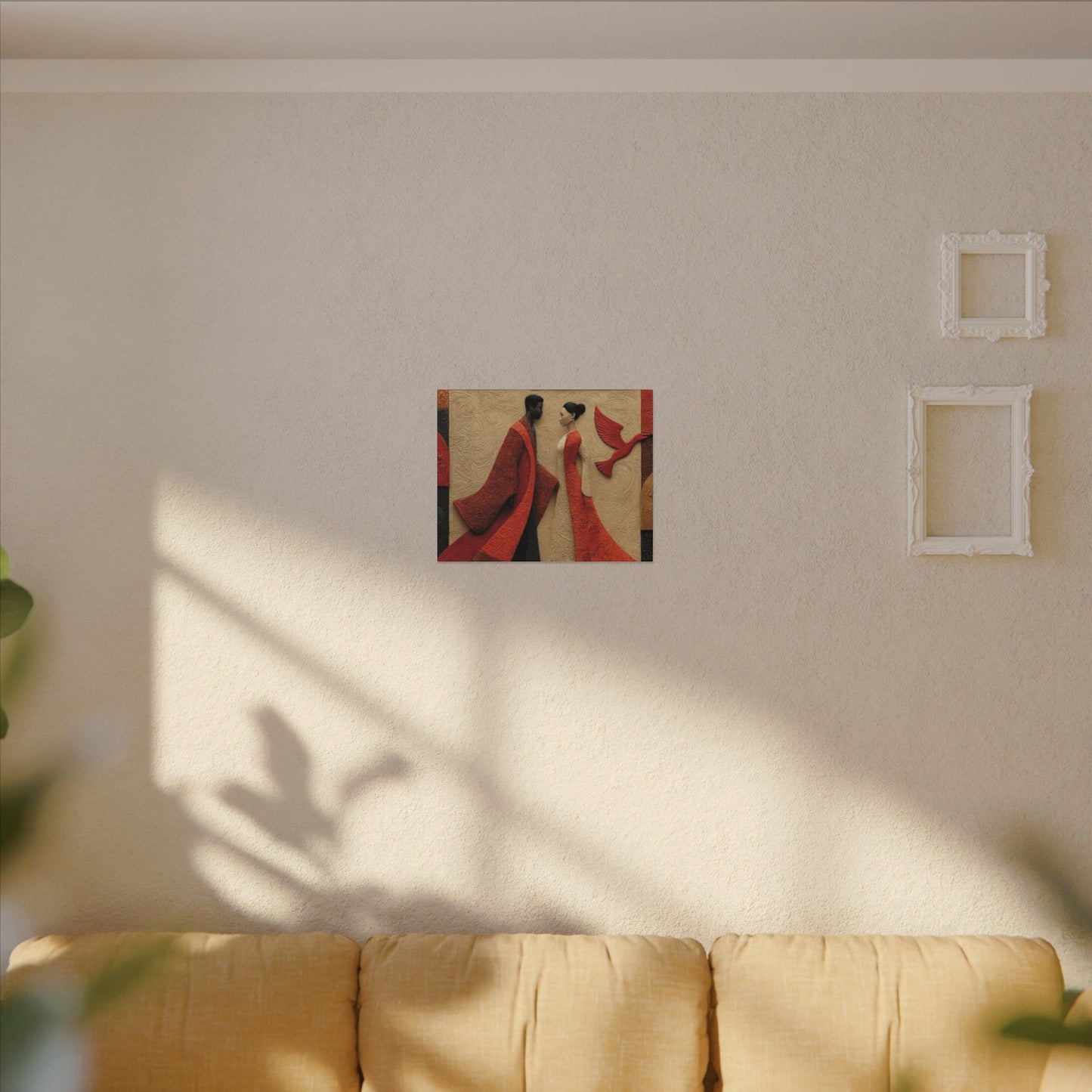 Royal Radiance | Premium Impasto-Style Canvas Print (Multi-Size)