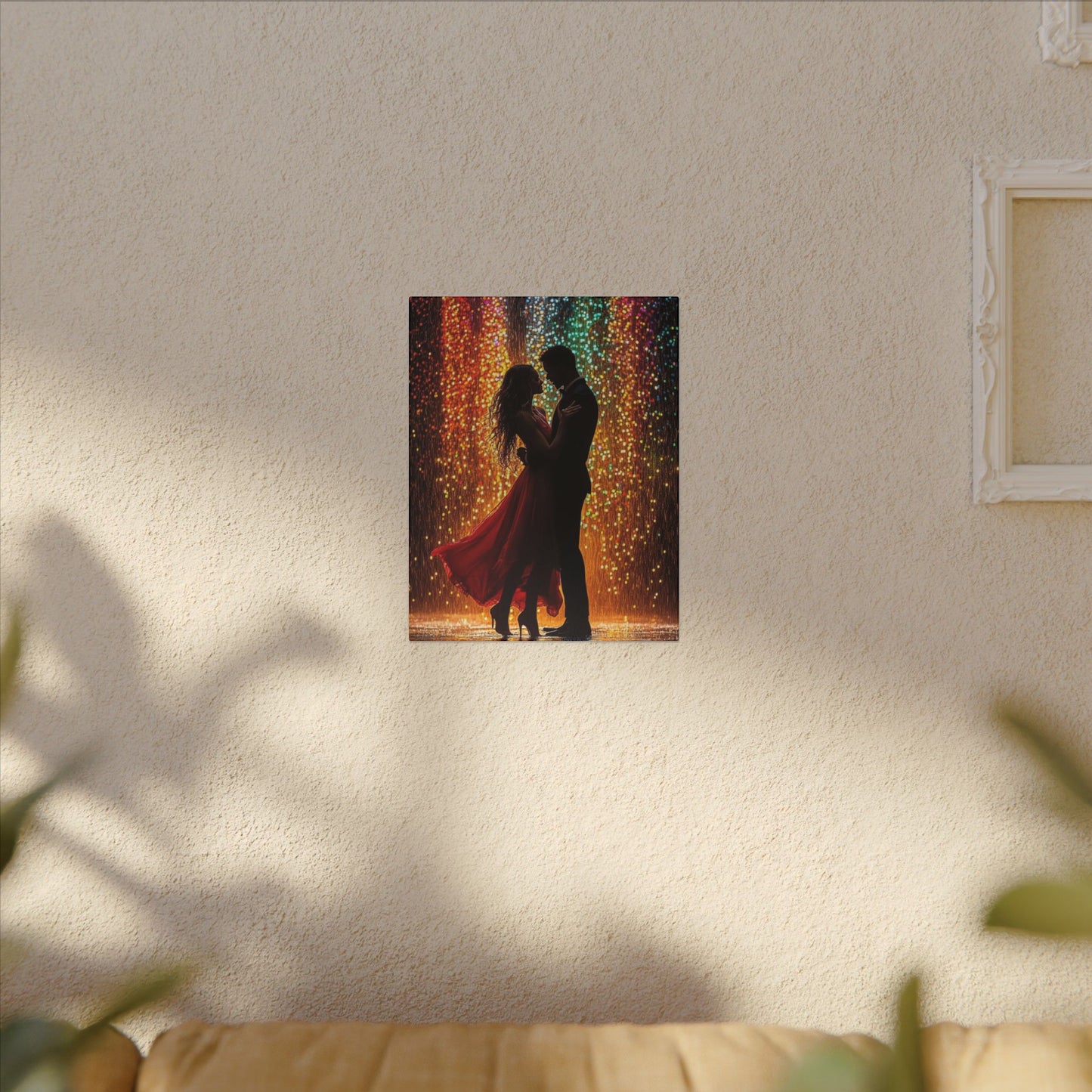 Luminous Lovers | Premium Impasto-Style Canvas Print (Multi-Size)