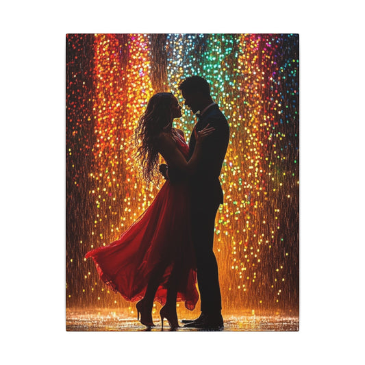 Luminous Lovers | Premium Impasto-Style Canvas Print (Multi-Size)