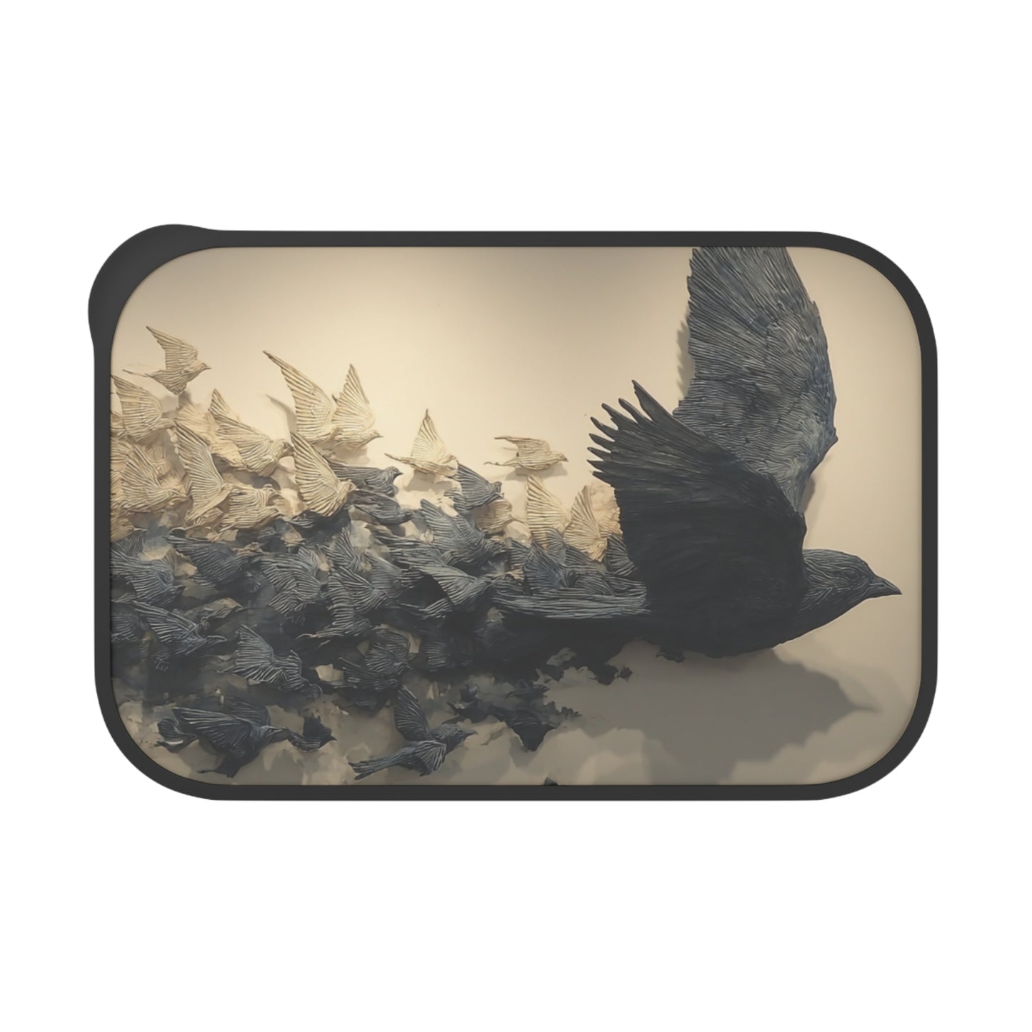 Shadow Flight Bento Box — PLA Lunch Box with Utensils