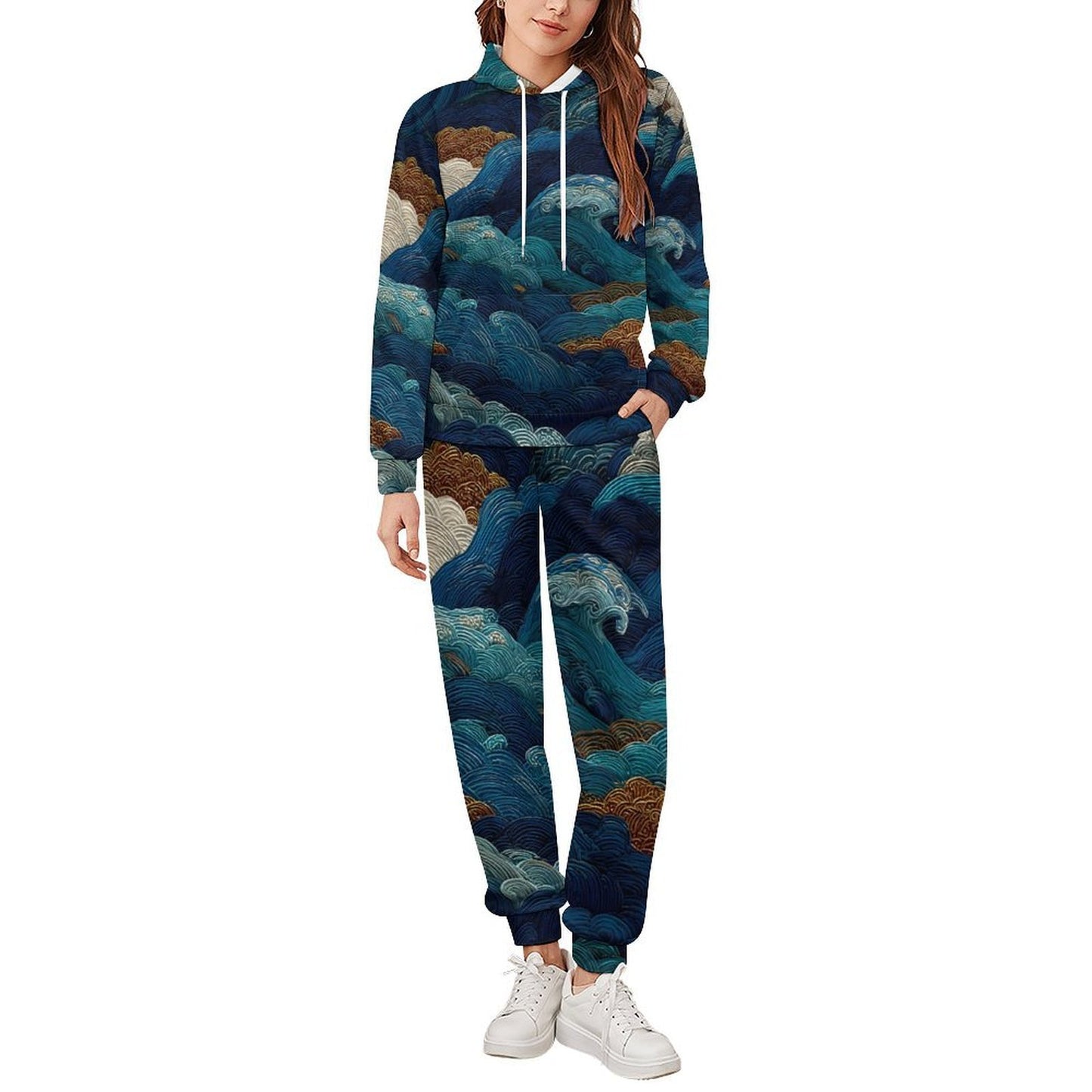 Men's Casual Hoodie Tracksuit Two-Piece Outfit