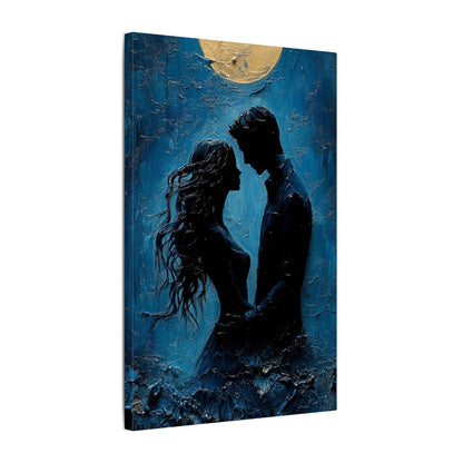 Moonlight Mollycoddle | Premium Impasto-Style Canvas Print (Multi-Size)