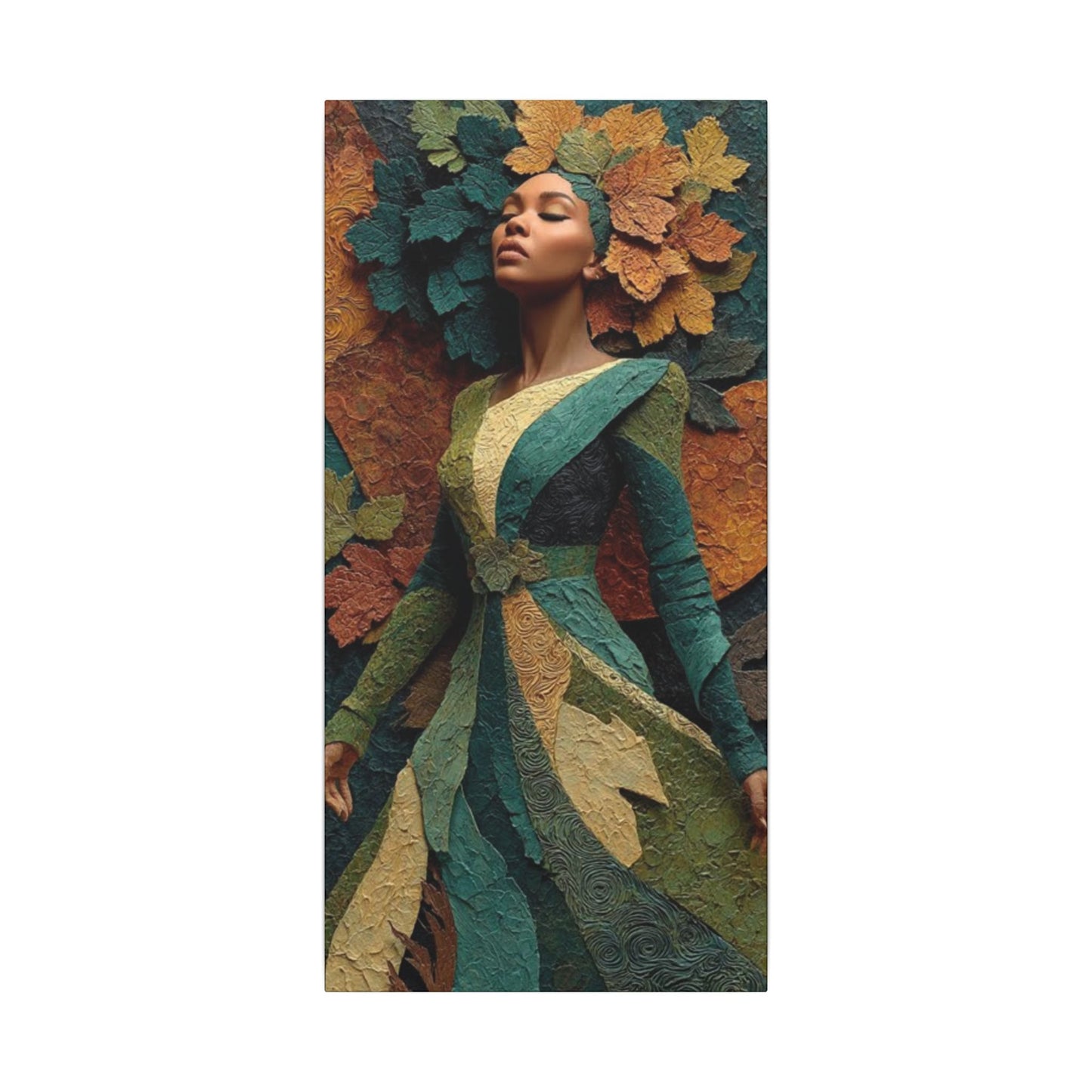Mother Gaia | Premium Impasto-Style Canvas Print (Multi-Size)