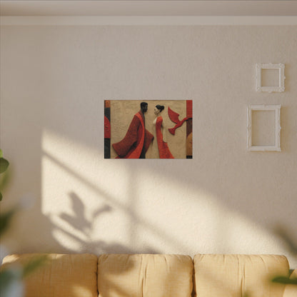 Royal Radiance | Premium Impasto-Style Canvas Print (Multi-Size)