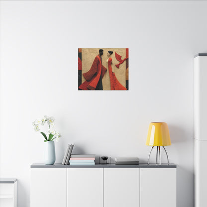 Royal Radiance | Premium Impasto-Style Canvas Print (Multi-Size)