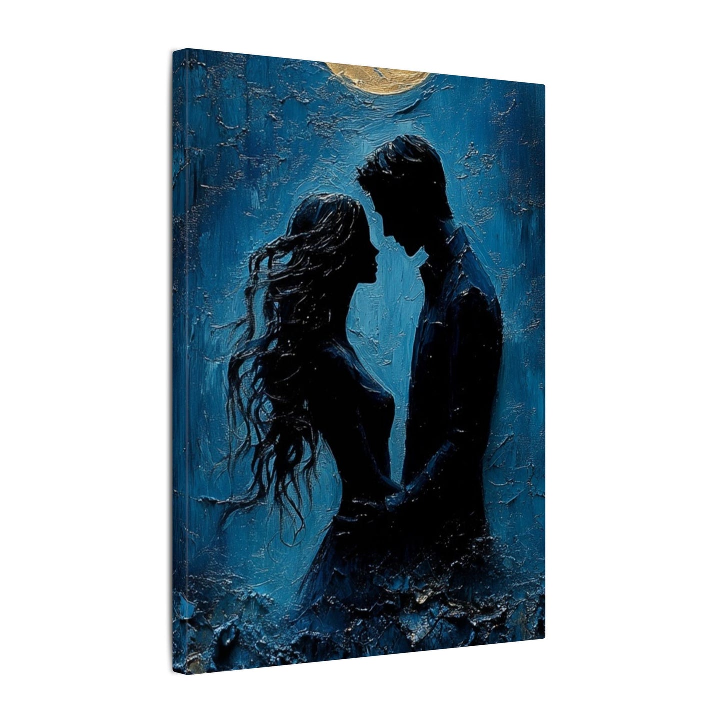 Moonlight Mollycoddle | Premium Impasto-Style Canvas Print (Multi-Size)
