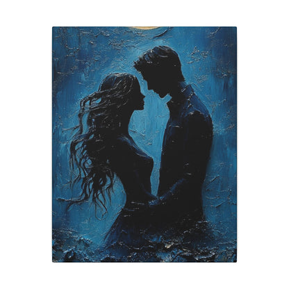 Moonlight Mollycoddle | Premium Impasto-Style Canvas Print (Multi-Size)