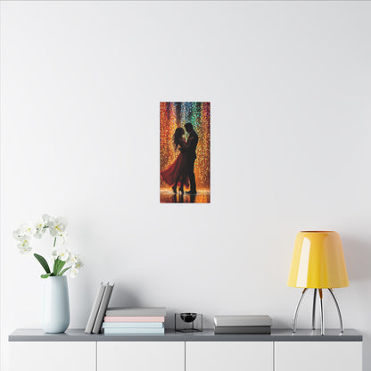 Luminous Lovers | Premium Impasto-Style Canvas Print (Multi-Size)