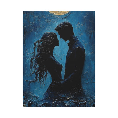 Moonlight Mollycoddle | Premium Impasto-Style Canvas Print (Multi-Size)