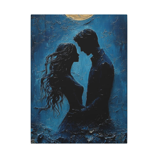 Moonlight Mollycoddle | Premium Impasto-Style Canvas Print (Multi-Size)