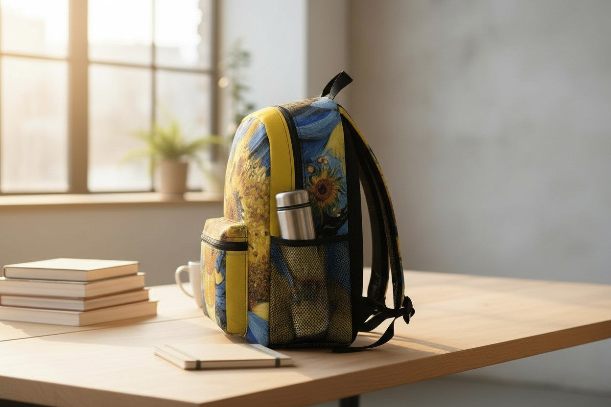 Blue Sunflower Tech-Flow Backpack