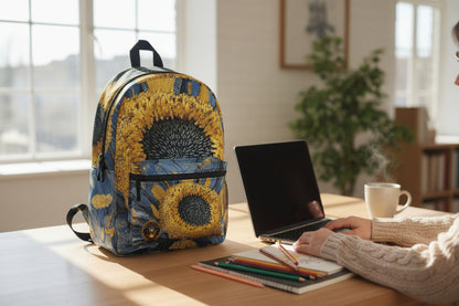 Blue Sunflower Tech-Flow Backpack