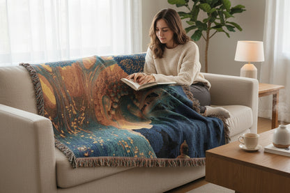 Illuminated Bodhi Woven Blanket
