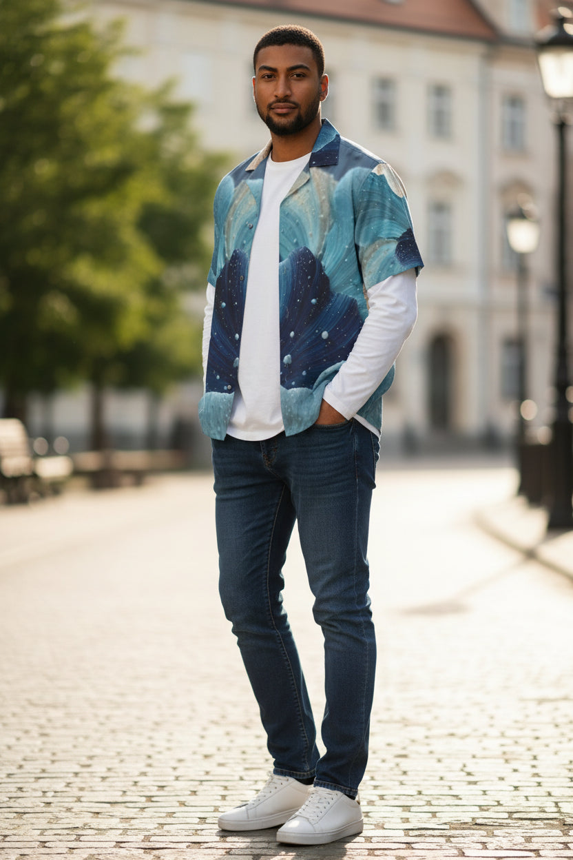 Ocean Waves Hawaiian Shirt