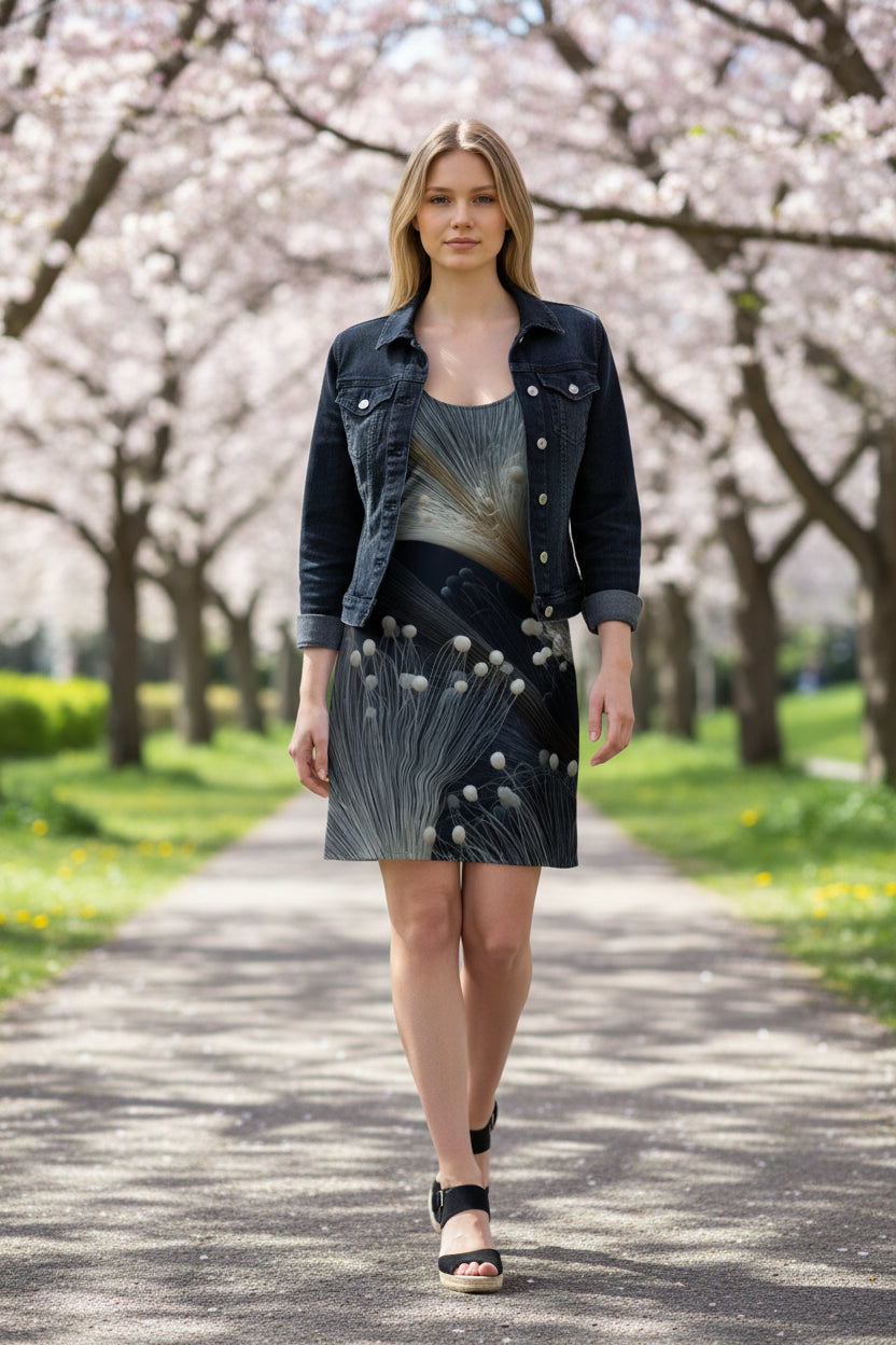 Whimsical Radiance Racerback Dress
