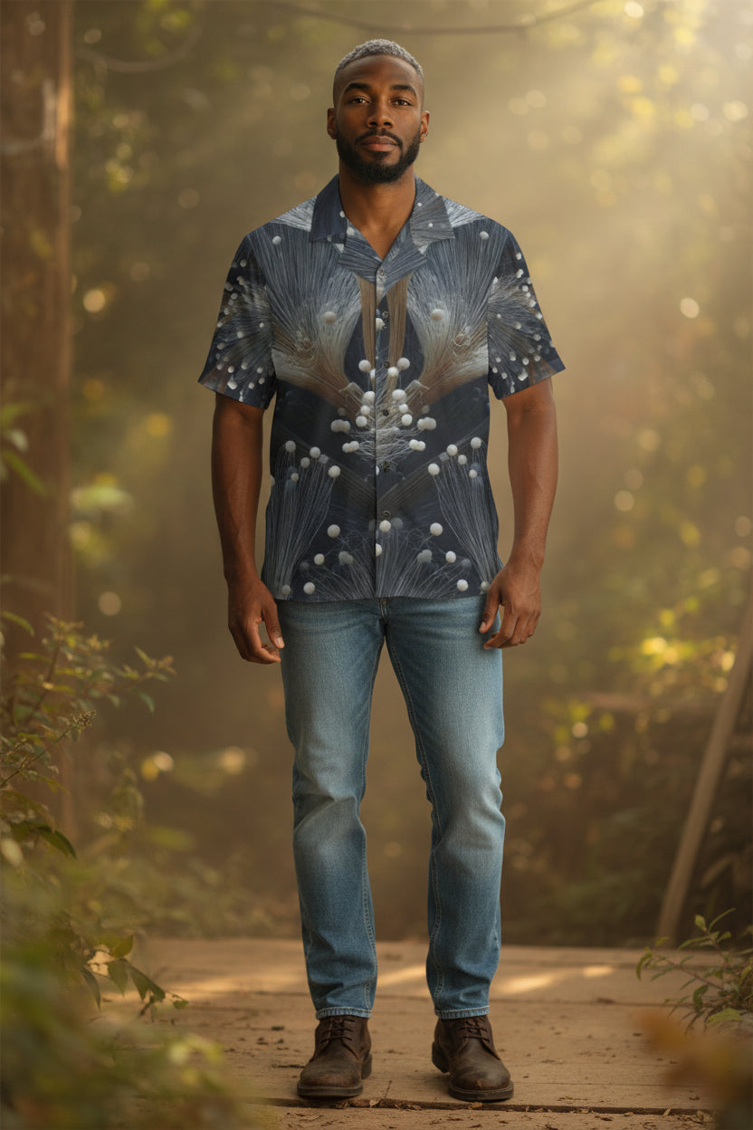 Midnight Radiance Button-Up
