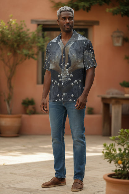 Midnight Radiance Button-Up