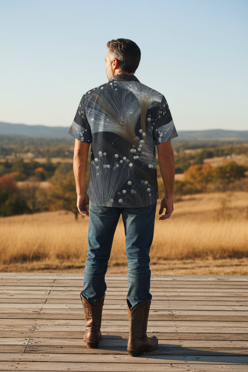 Midnight Radiance Button-Up