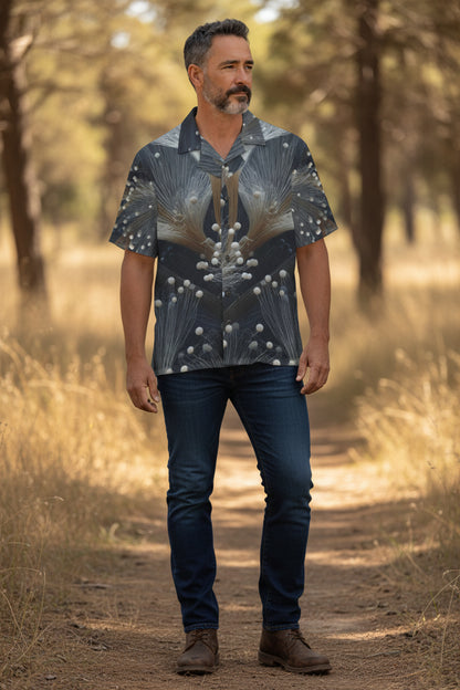 Midnight Radiance Button-Up