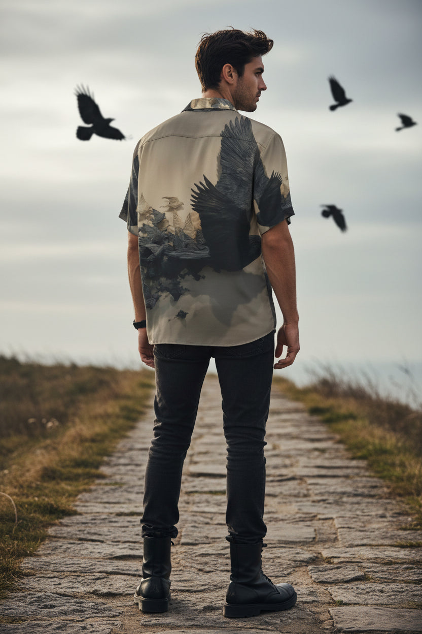 Shadow Flight Button-Up Shirt