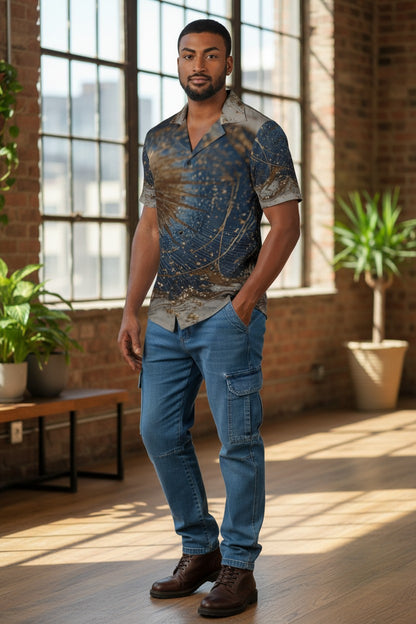 Timeless – Graphic Button-Up Shirt