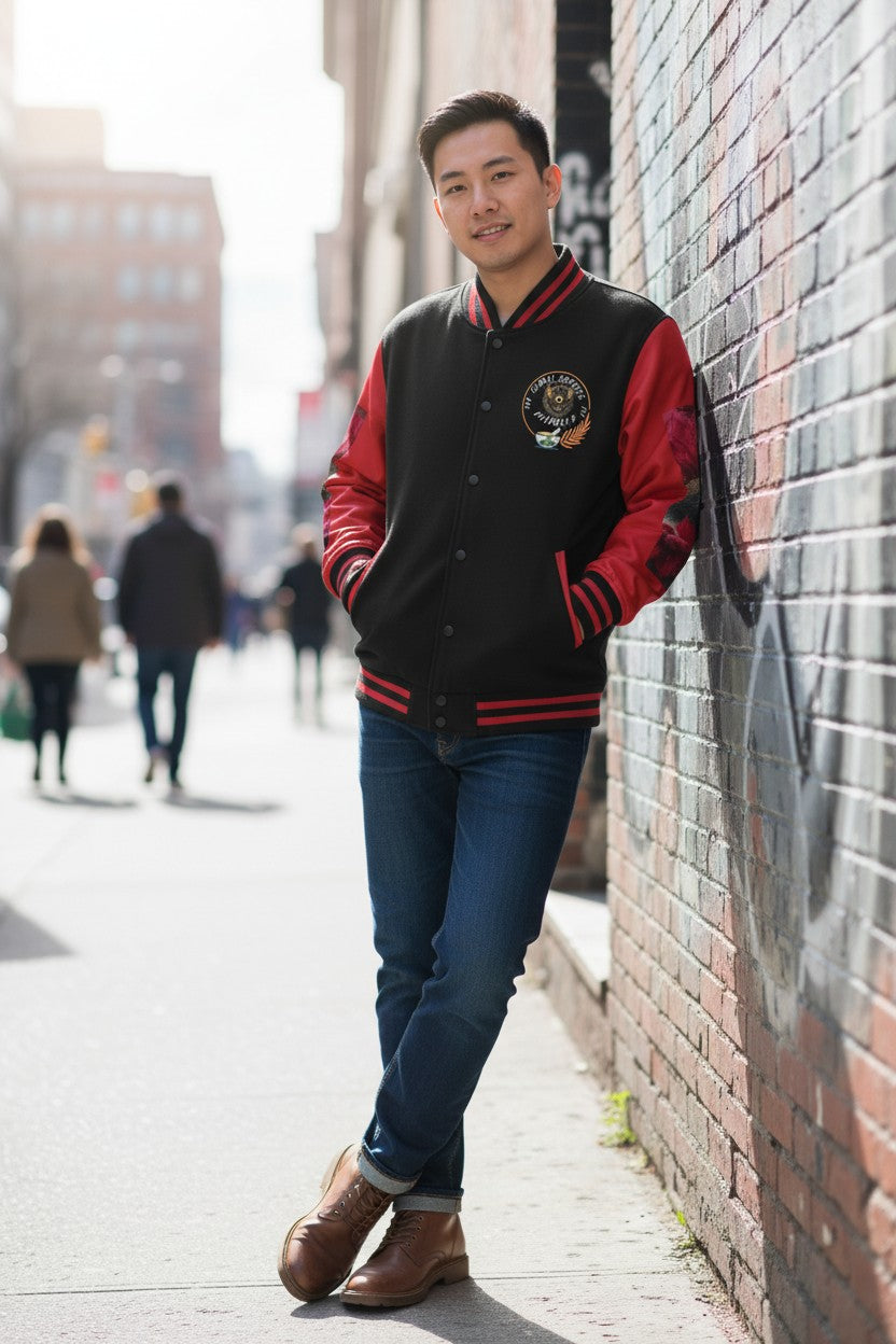 Goddess Guard Letterman Unisex Heavyweight Jacket