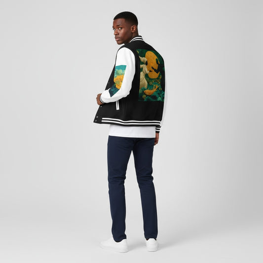 Cosmic Union Letterman: Unisex Heavyweight Jacket