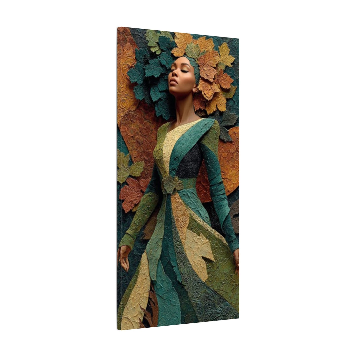 Mother Gaia | Premium Impasto-Style Canvas Print (Multi-Size)