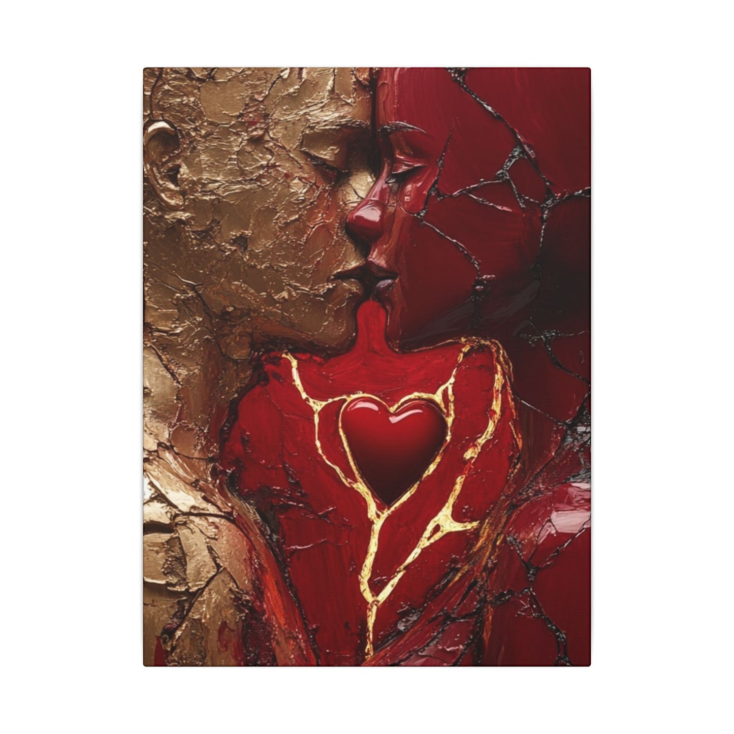 Divine Love | Premium Impasto-Style Canvas Print (Multi-Size)