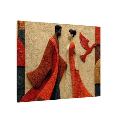Royal Radiance | Premium Impasto-Style Canvas Print (Multi-Size)