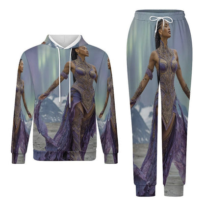 Men's Casual Hoodie Tracksuit Two-Piece Outfit