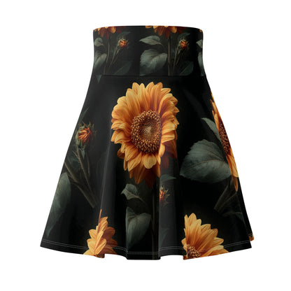 Sunflower Radiance Skater Skirt