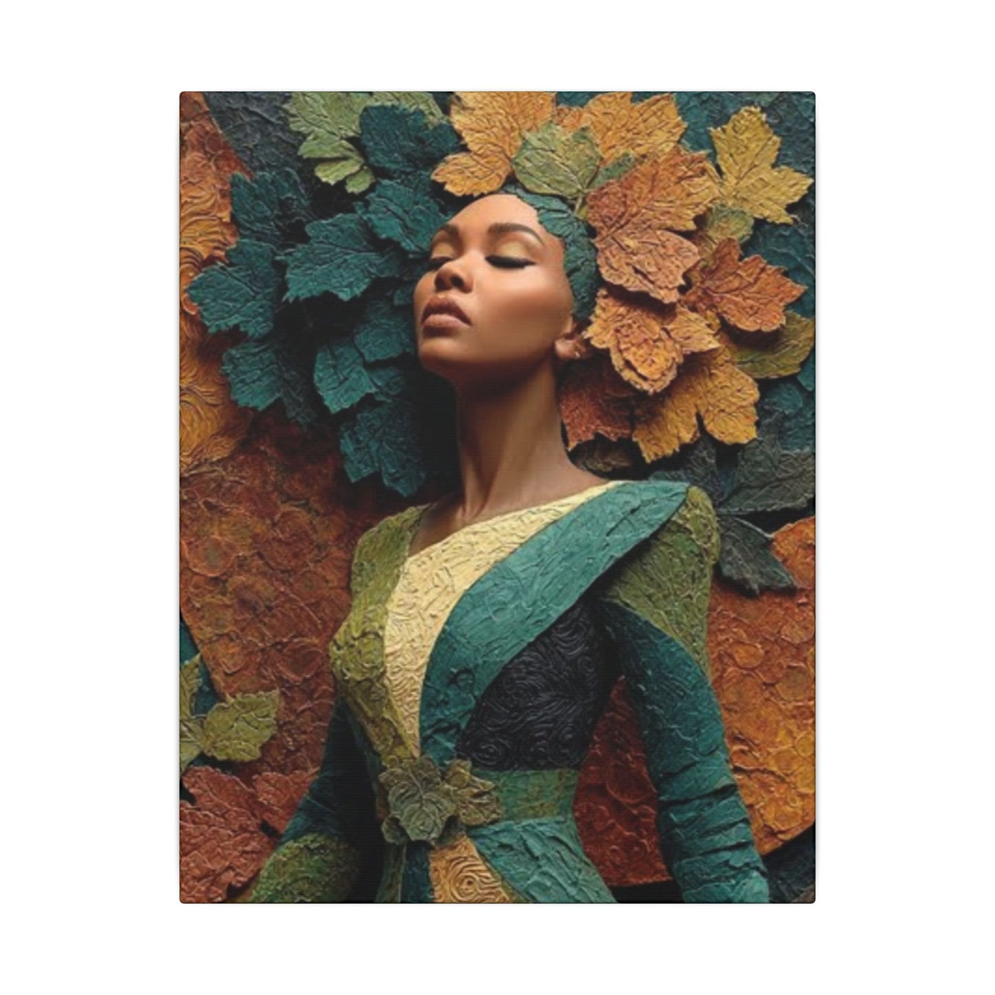 Mother Gaia | Premium Impasto-Style Canvas Print (Multi-Size)