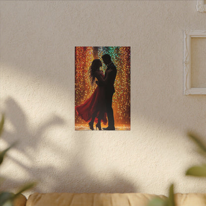 Luminous Lovers | Premium Impasto-Style Canvas Print (Multi-Size)