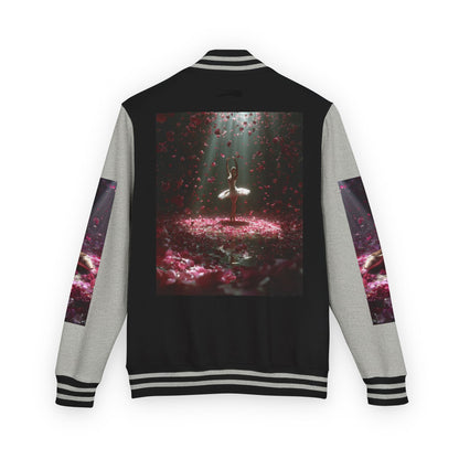 Ballerina Rose Petals Letterman Jacket
