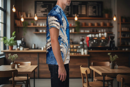 Azul Feather: The Sovereign Plume Tee