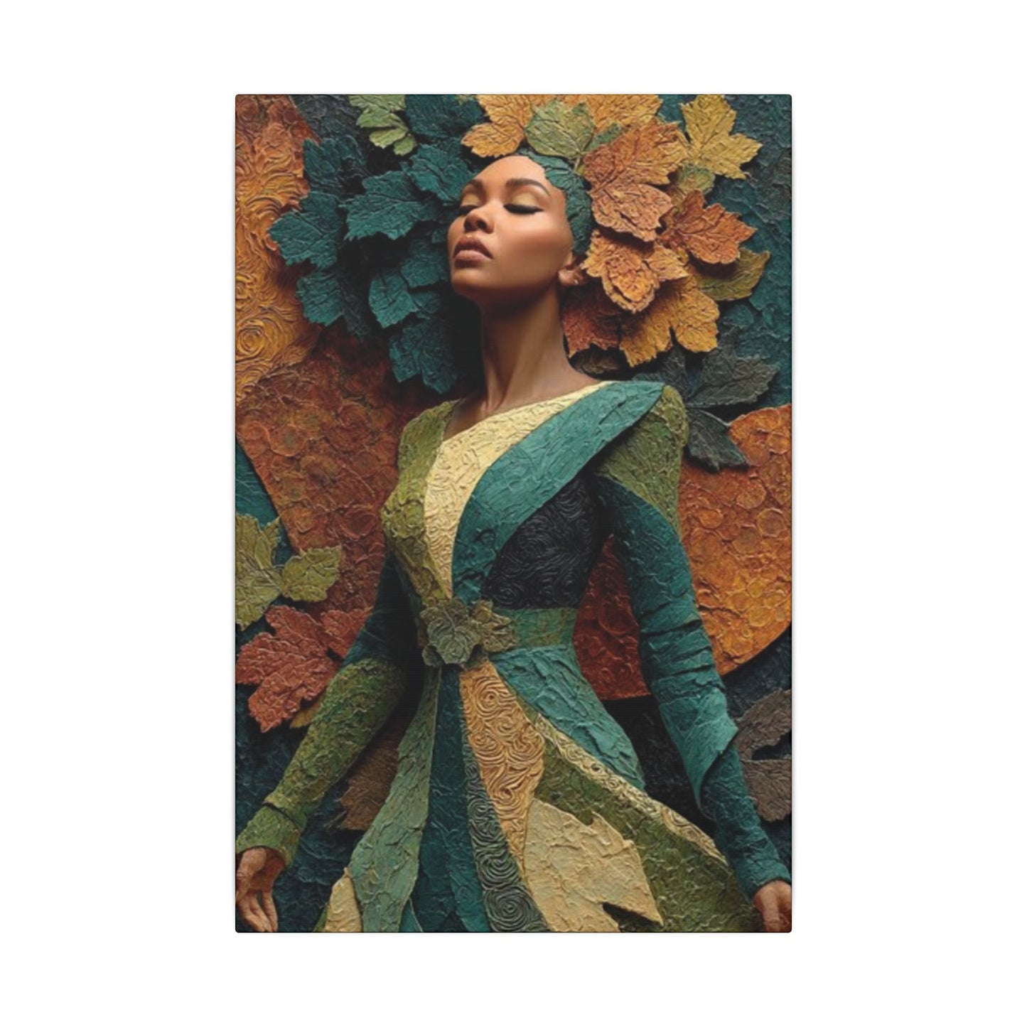 Mother Gaia | Premium Impasto-Style Canvas Print (Multi-Size)