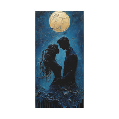 Moonlight Mollycoddle | Premium Impasto-Style Canvas Print (Multi-Size)