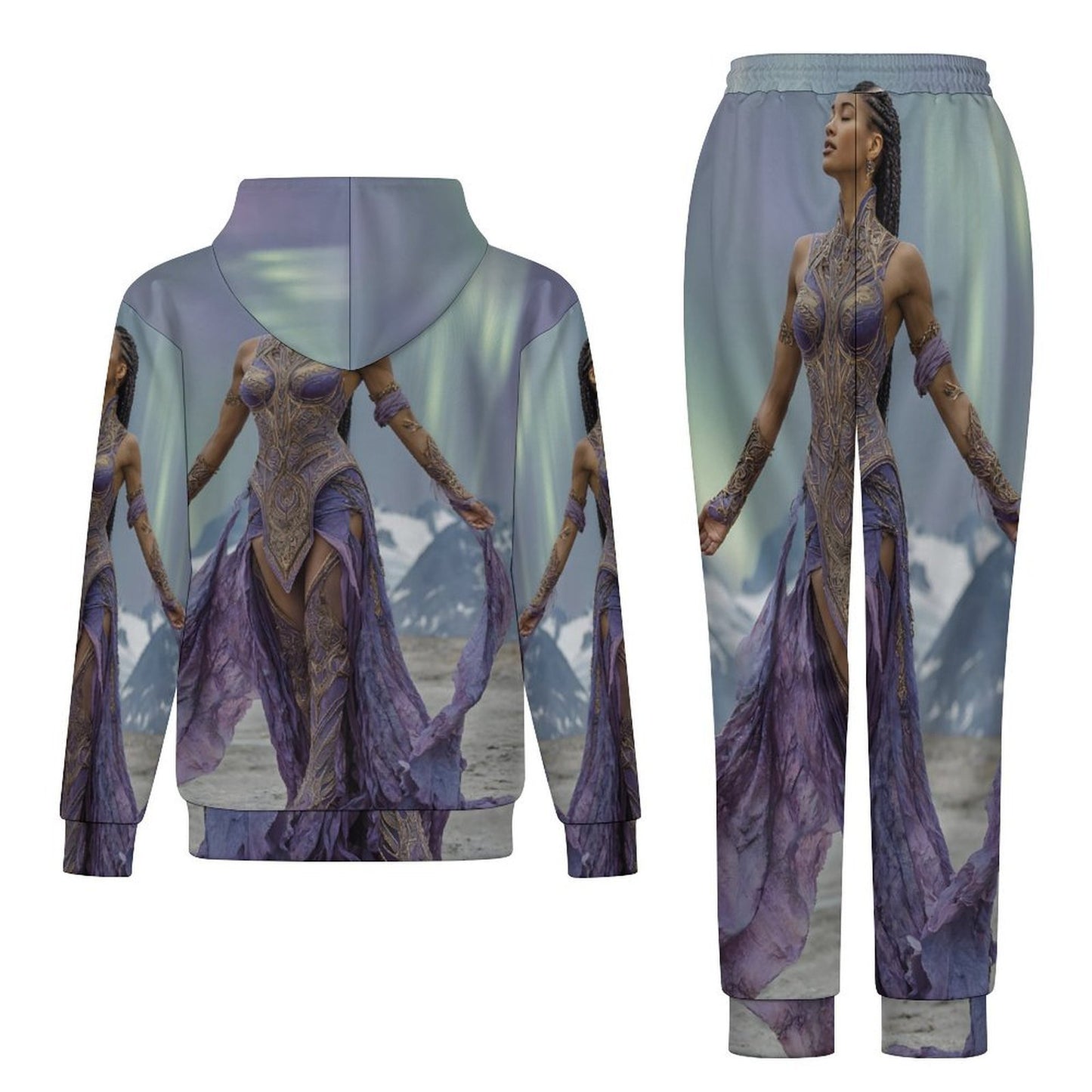 Men's Casual Hoodie Tracksuit Two-Piece Outfit