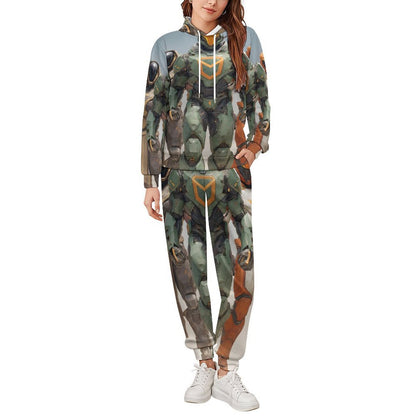 Men's Casual Hoodie Tracksuit Two-Piece Outfit