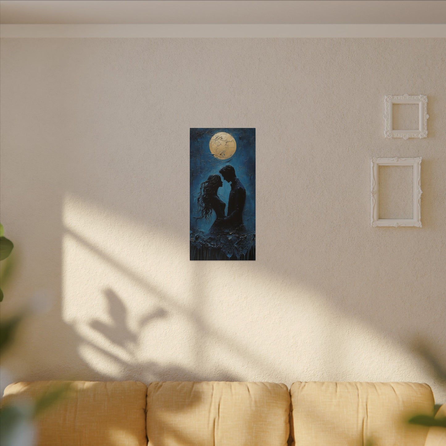 Moonlight Mollycoddle | Premium Impasto-Style Canvas Print (Multi-Size)