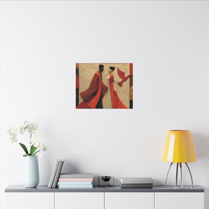 Royal Radiance | Premium Impasto-Style Canvas Print (Multi-Size)