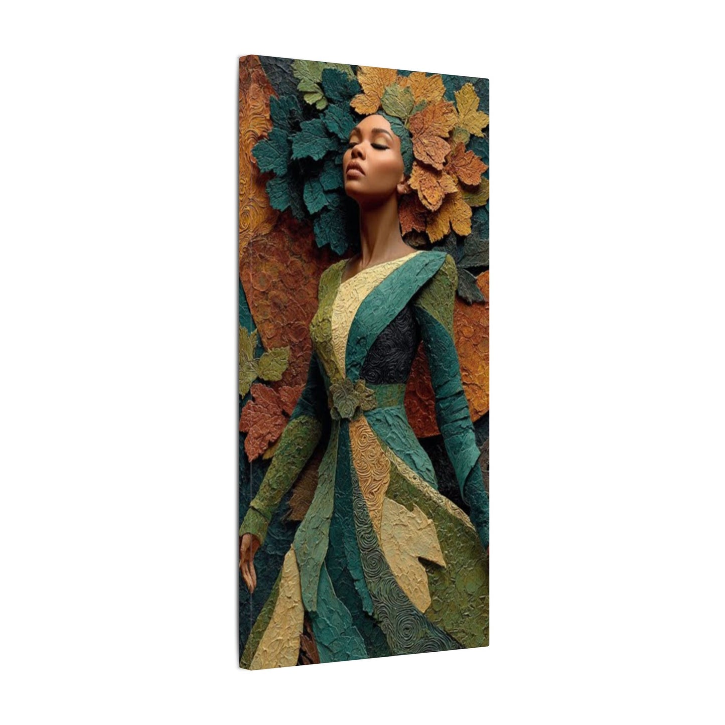 Mother Gaia | Premium Impasto-Style Canvas Print (Multi-Size)