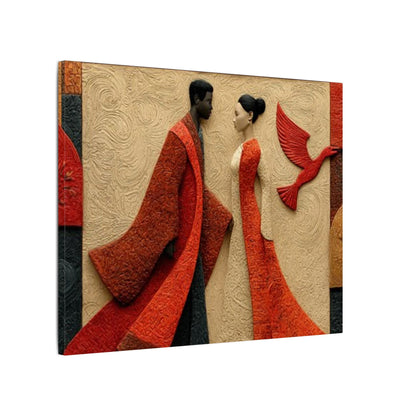 Royal Radiance | Premium Impasto-Style Canvas Print (Multi-Size)