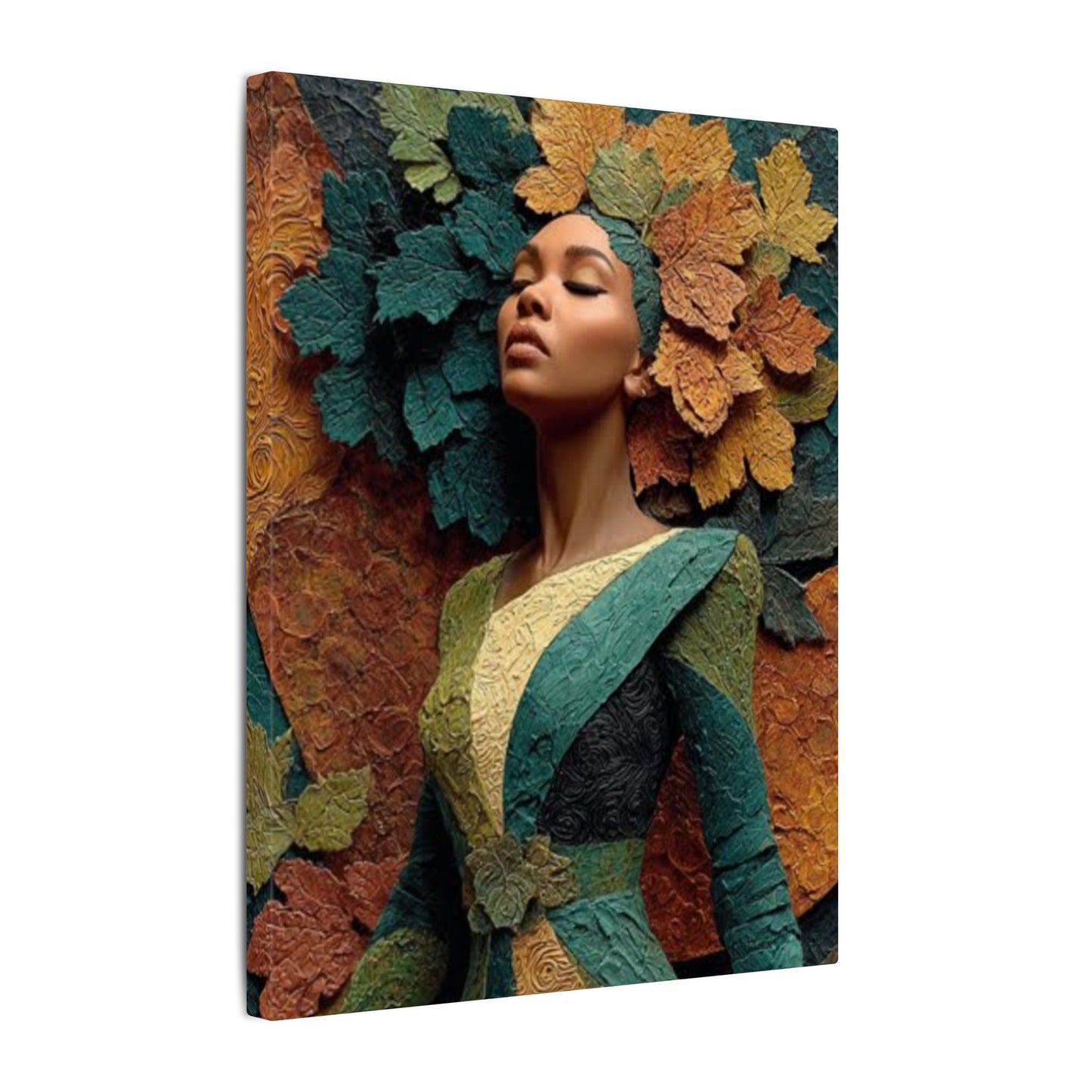 Mother Gaia | Premium Impasto-Style Canvas Print (Multi-Size)
