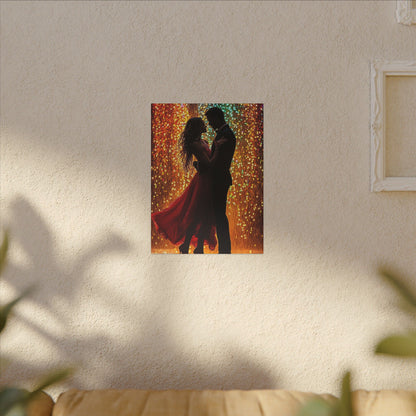 Luminous Lovers | Premium Impasto-Style Canvas Print (Multi-Size)